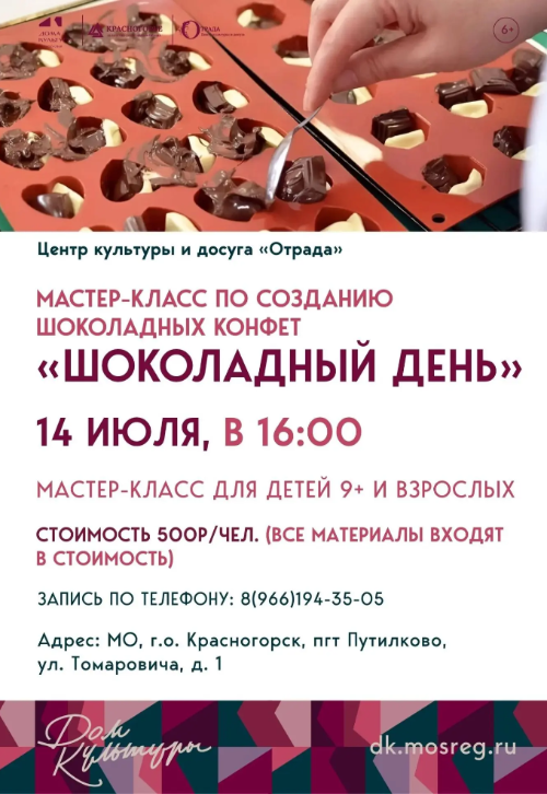 Мастер-класс «Шоколадный день»