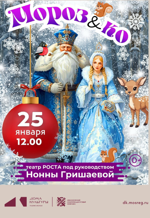 Новогодняя музыкальная сказка «Мороз&Ко»