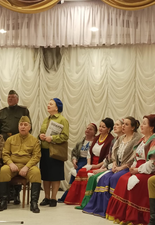 Музыкально-литературное театральное представление, посвящённое 80-летию Победы в ВОВ